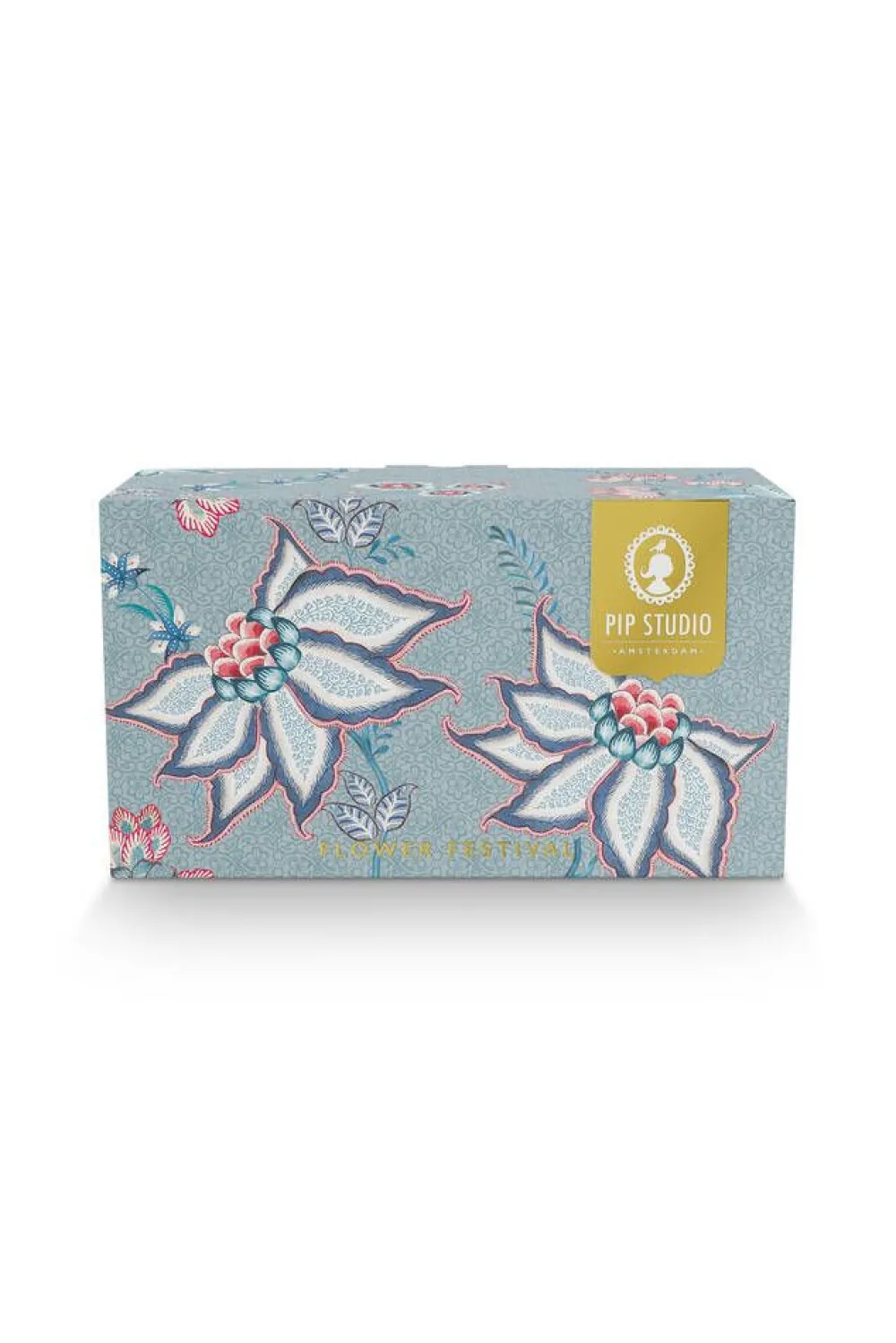 Astiat^Pip Studio muki Flower Festival 350 ml 2 kpl Dark Pink