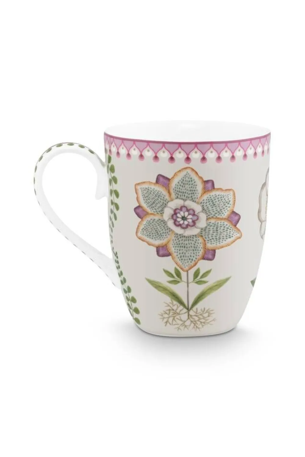Astiat^Pip Studio muki Lily&Lotus 350 ml Off White