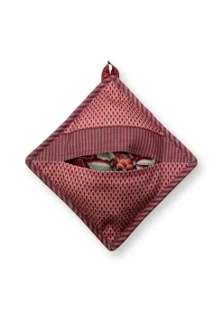 Keittiötekstiilit^Pip Studio patalappu Flower Festival 22x22 cm Dark Pink