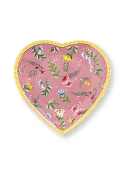 Astiat^Pip Studio sydänlautanen La Majorelle 21,5 cm 2 kpl Pink