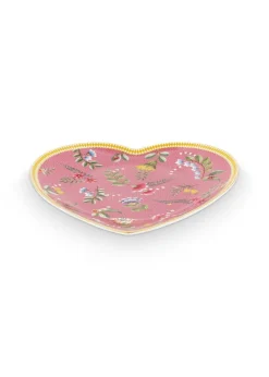 Astiat^Pip Studio sydänlautanen La Majorelle 21,5 cm 2 kpl Pink