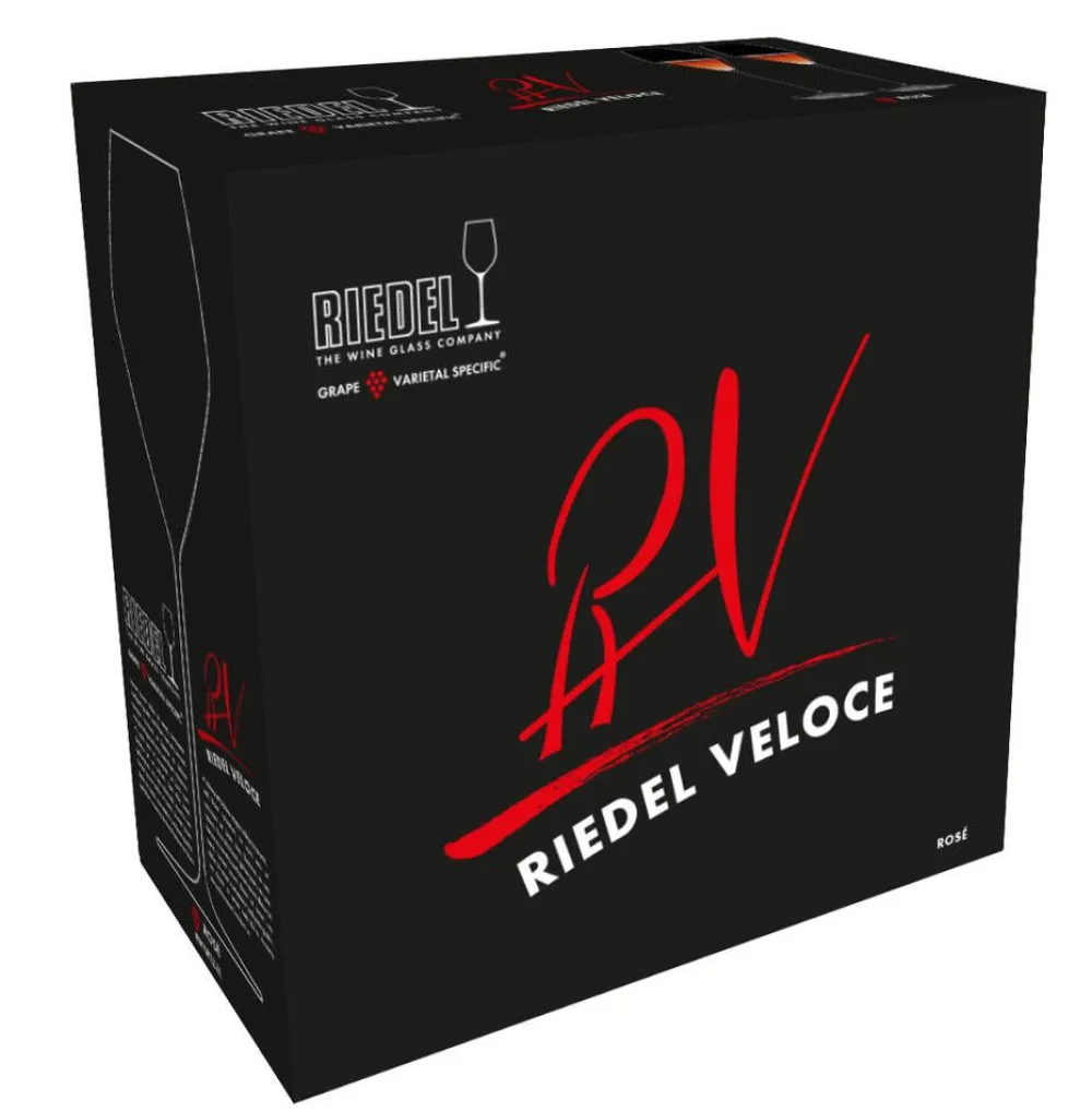 Astiat^Riedel Veloce Rose lasi 2 kpl