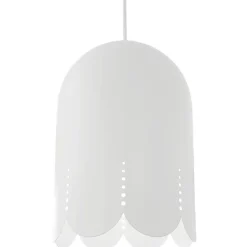 Sisustusvalaisimet^Sessak design-riippuvalaisin Kielo mattavalkoinen