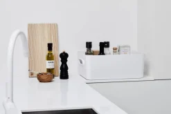 Säilytyskorit Ja Laatikot|Ruoansäilytys Ja Järjestys^Smartstore Säilytyslaatikko Compact L valkoinen