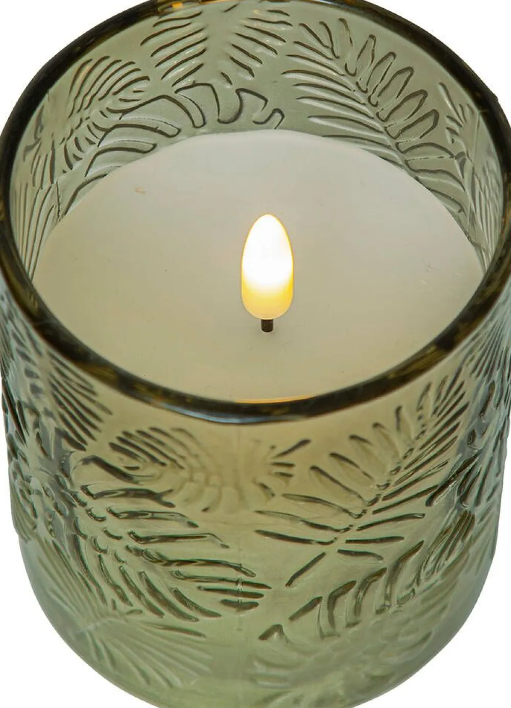 Koriste- Ja Kausivalot^Star Trading LED-kynttilä Flamme Leaf 10 cm vihreä