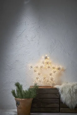 Koriste- Ja Kausivalot^Star Trading siluetti Flower Star 60 cm