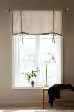 Verhot Ja Verhotarvikkeet^Svanefors laskosverho Otila 160x90 cm beige