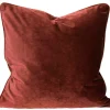 Sisustustekstiilit^Svanefors tyynynpäällinen Elise 45x45 cm ruoste