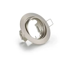 Sisustusvalaisimet^Trio Lighting alasavalo Jura GU10 harjattu teräs pyöreä