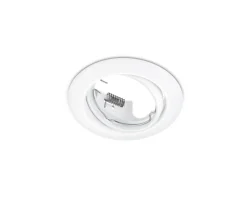 Sisustusvalaisimet^Trio Lighting alasvalo Jura GU10 mattavalkoinen pyöreä