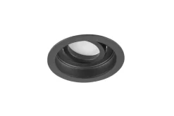 Sisustusvalaisimet^Trio Lighting alasvalo Kenai GU10 9 cm mattamusta pyöreä