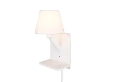 Sisustusvalaisimet^Trio Lighting Comfort seinävalaisin E14 mattavalkoinen latau