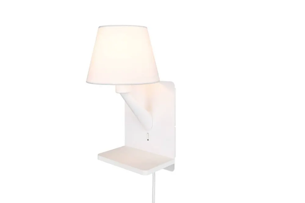 Sisustusvalaisimet^Trio Lighting Comfort seinävalaisin E14 mattavalkoinen latau