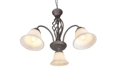 Sisustusvalaisimet^Trio Lighting kattokruunu Rustica 3-os E27 rustiikki