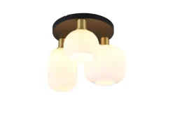 Sisustusvalaisimet^Trio Lighting kattovalaisin Diva 3-os E27 mattamessinki/valk