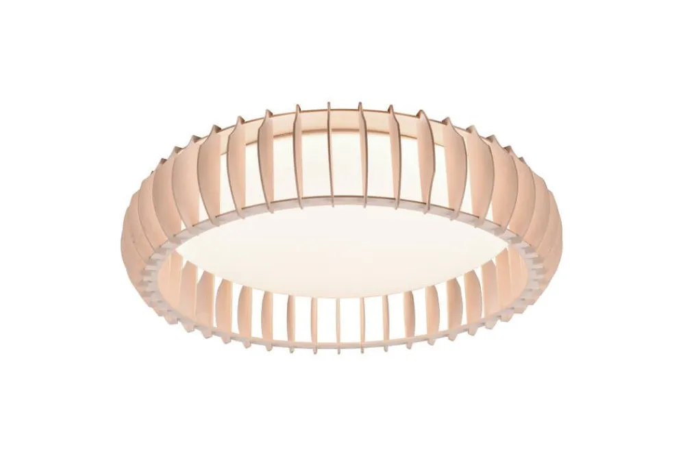 Sisustusvalaisimet^Trio Lighting kattovalaisin Monte LED 60 cm puu