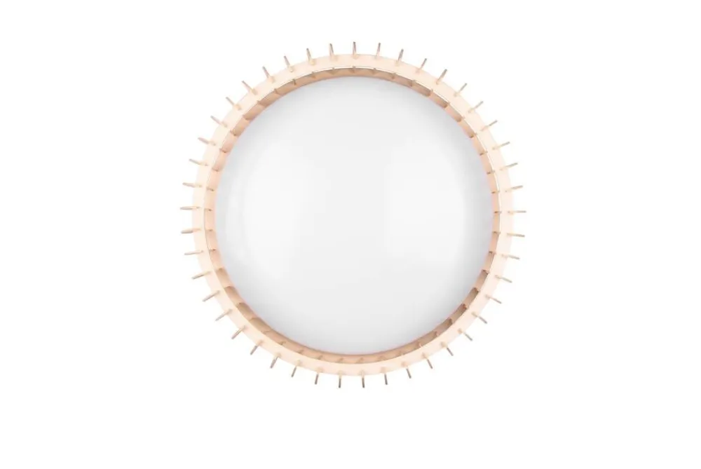 Sisustusvalaisimet^Trio Lighting kattovalaisin Monte LED 60 cm puu