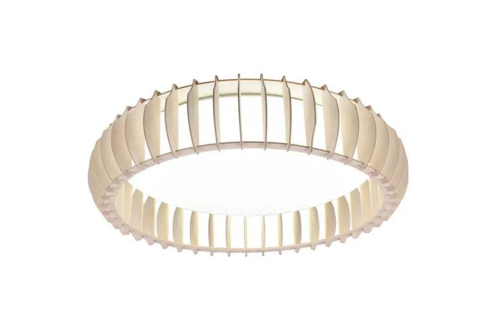 Sisustusvalaisimet^Trio Lighting kattovalaisin Monte LED 60 cm puu