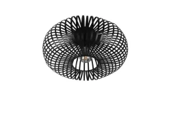 Sisustusvalaisimet^Trio Lighting kattovalaisin Johann 40 cm E27 mattamusta