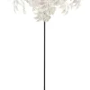 Sisustusvalaisimet^Trio Lighting lattiavalaisin Leavy 3xE14 valkoinen