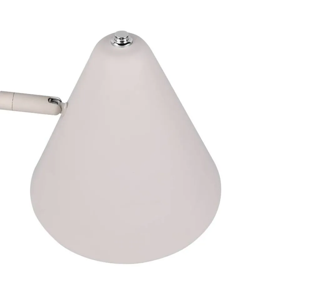 Sisustusvalaisimet^Trio Lighting lattiavalaisin Cosima E14 lämmin harmaa
