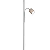 Sisustusvalaisimet^Trio Lighting lattiavalaisin Hotel E27+E14 harmaa