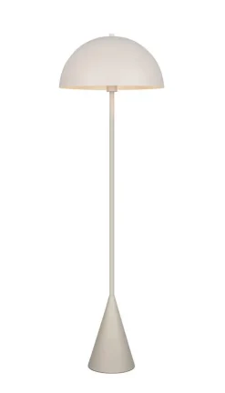 Sisustusvalaisimet^Trio Lighting lattiavalaisin Alfie E27 lämmin harmaa