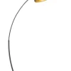 Sisustusvalaisimet^Trio Lighting lattiavalaisin Recife E27 musta/kulta