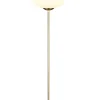 Sisustusvalaisimet^Trio Lighting lattiavalaisin Fomento E27 mattamessinki/valko