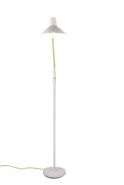 Sisustusvalaisimet^Trio Lighting lattiavalaisin Traveller E27 lämmin harmaa/mat