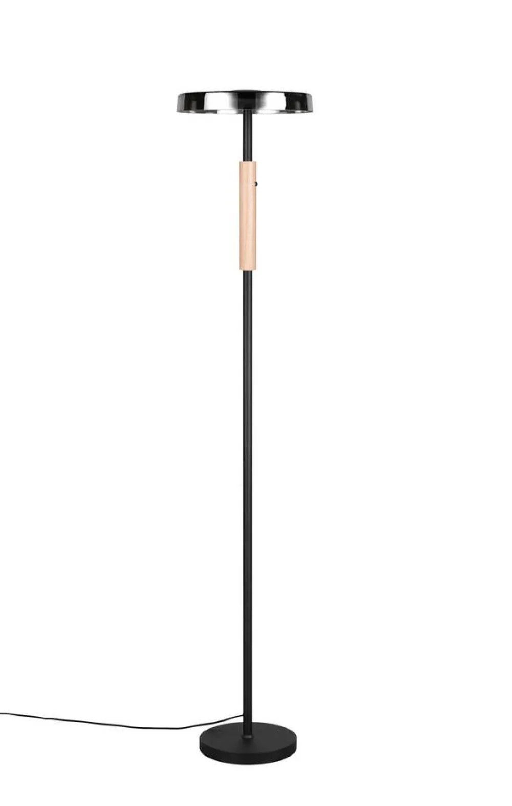 Sisustusvalaisimet^Trio Lighting lattiavalaisin Celeste LED mattamusta/kromattu