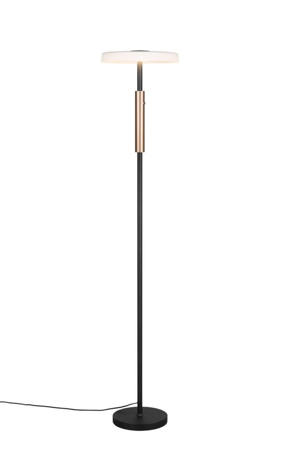 Sisustusvalaisimet^Trio Lighting lattiavalaisin Celeste LED mattamusta/valkoine