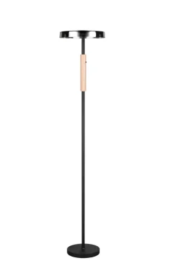 Sisustusvalaisimet^Trio Lighting lattiavalaisin Celeste LED mattamusta/valkoine