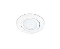 Sisustusvalaisimet^Trio Lighting LED alasvalo Rila mattavalkoinen pyöreä