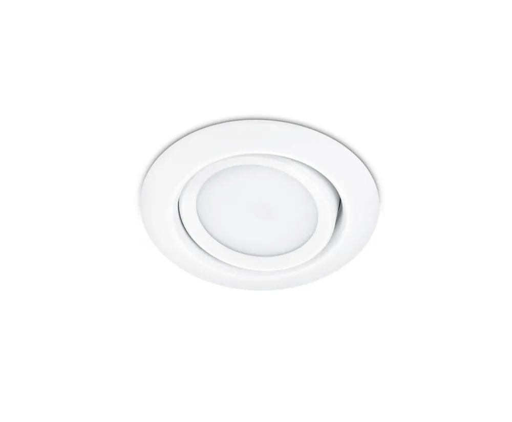 Sisustusvalaisimet^Trio Lighting LED alasvalo Rila mattavalkoinen pyöreä