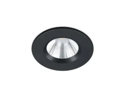 Sisustusvalaisimet^Trio Lighting LED alasvalo Zagros IP65 mattamusta pyöreä
