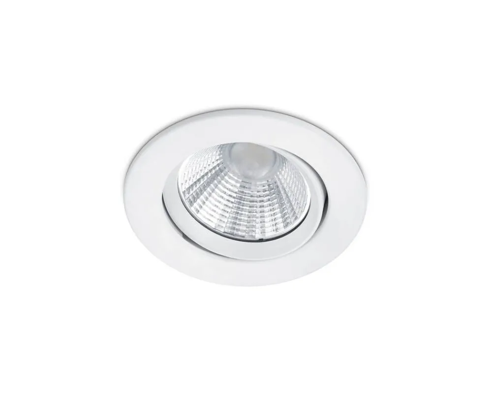 Sisustusvalaisimet^Trio Lighting LED alasvalo Pamir mattavalkoinen pyöreä