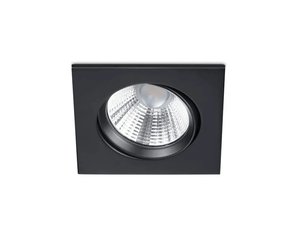 Sisustusvalaisimet^Trio Lighting LED alasvalo Pamir mattamusta neliö