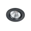Sisustusvalaisimet^Trio Lighting LED alasvalo Pamir mattamusta pyöreä