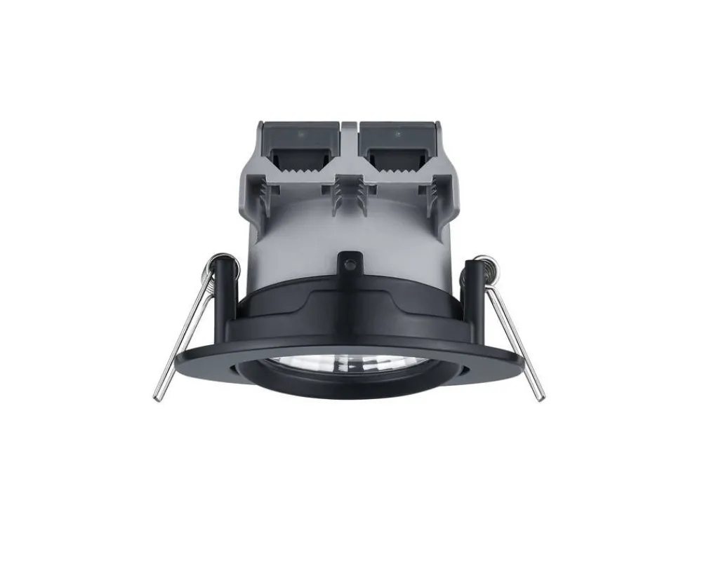 Sisustusvalaisimet^Trio Lighting LED alasvalo Pamir mattamusta pyöreä