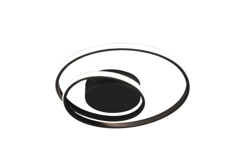 Sisustusvalaisimet^Trio Lighting LED kattovalaisin Zibella mattamusta SCANDI