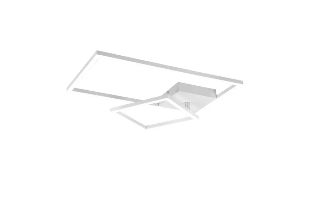 Sisustusvalaisimet^Trio Lighting LED kattovalaisin Padella mattavalkoinen