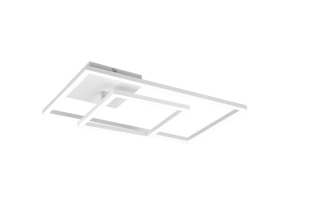 Sisustusvalaisimet^Trio Lighting LED kattovalaisin Padella mattavalkoinen