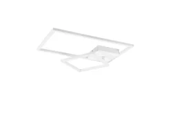 Sisustusvalaisimet^Trio Lighting LED kattovalaisin Padella mattavalkoinen