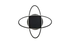 Sisustusvalaisimet^Trio Lighting LED kattovalaisin Lane mattamusta/kristalliefe