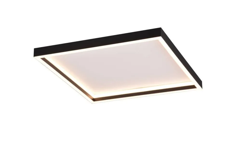 Sisustusvalaisimet^Trio Lighting LED kattovalaisin Rotonda neliö mattamusta