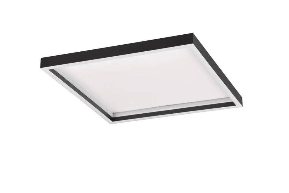 Sisustusvalaisimet^Trio Lighting LED kattovalaisin Rotonda neliö mattamusta