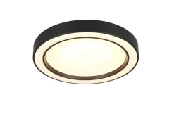 Sisustusvalaisimet^Trio Lighting LED kattovalaisin Arco 40 cm mattamusta RGBW