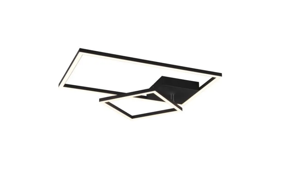 Sisustusvalaisimet^Trio Lighting LED kattovalaisin Padella mattamusta