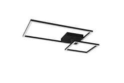 Sisustusvalaisimet^Trio Lighting LED kattovalaisin Padella mattamusta
